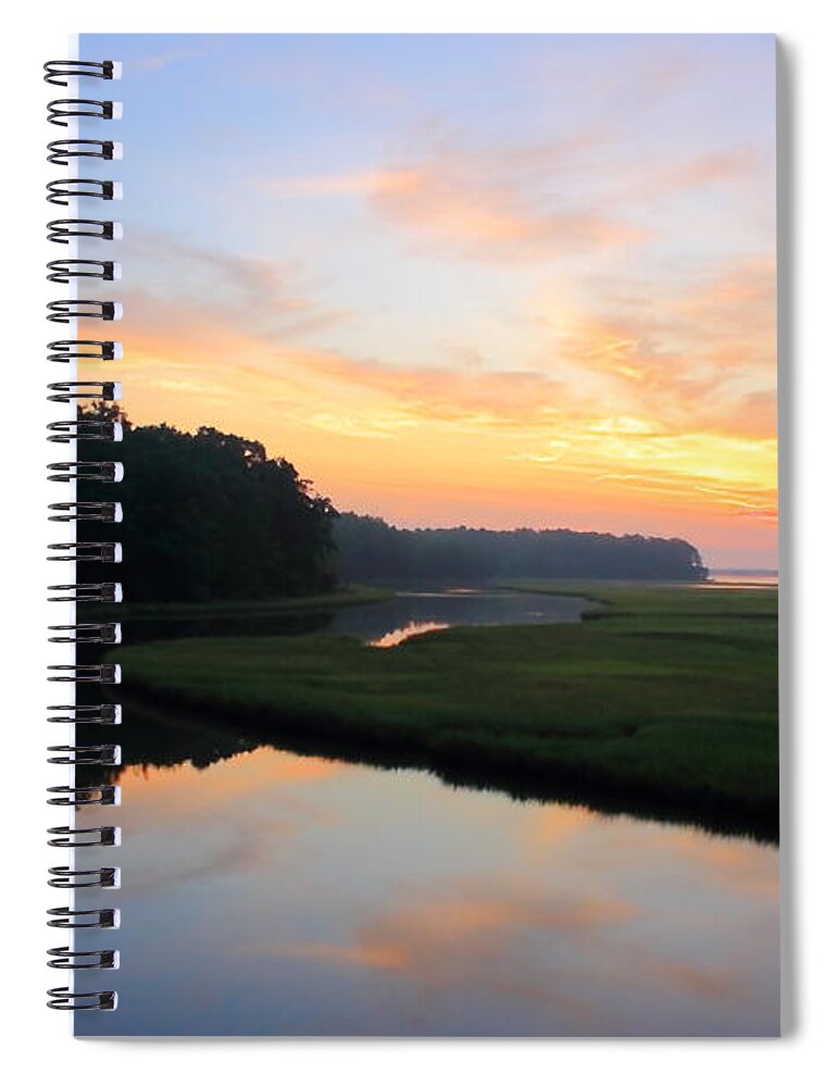 King's Creek Spiral Notebook featuring the photograph King's Creek by Jeff Heimlich