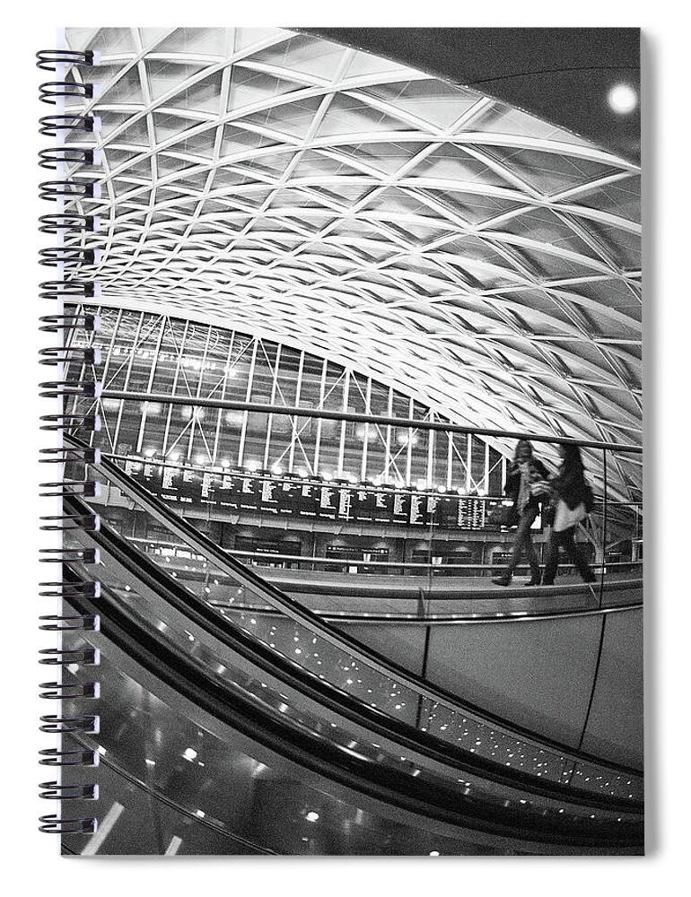 People Spiral Notebook featuring the photograph Kings Cross Station, London by By Frscspd