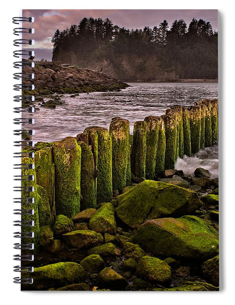 2011 Spiral Notebook featuring the photograph La Push by Robert Charity
