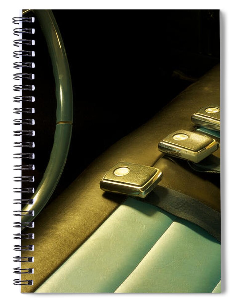 Transportation Spiral Notebook featuring the photograph Laid Out Flat by Mary Lee Dereske