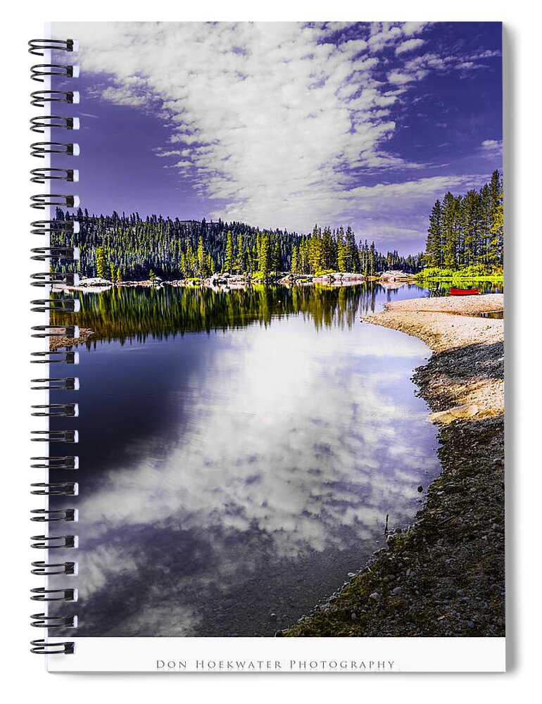 Lake Alpine Spiral Notebook featuring the photograph Lake Alpine by Don Hoekwater Photography