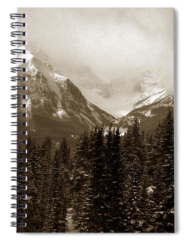 Lake Louise Spiral Notebook featuring the photograph Lake Louise by Michael Kirk