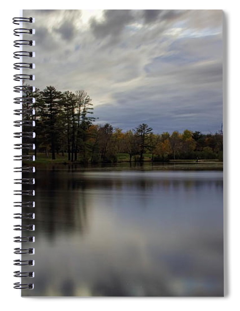 Wausau Spiral Notebook featuring the photograph Lake Wausau's Bluegill Bay Park by Dale Kauzlaric