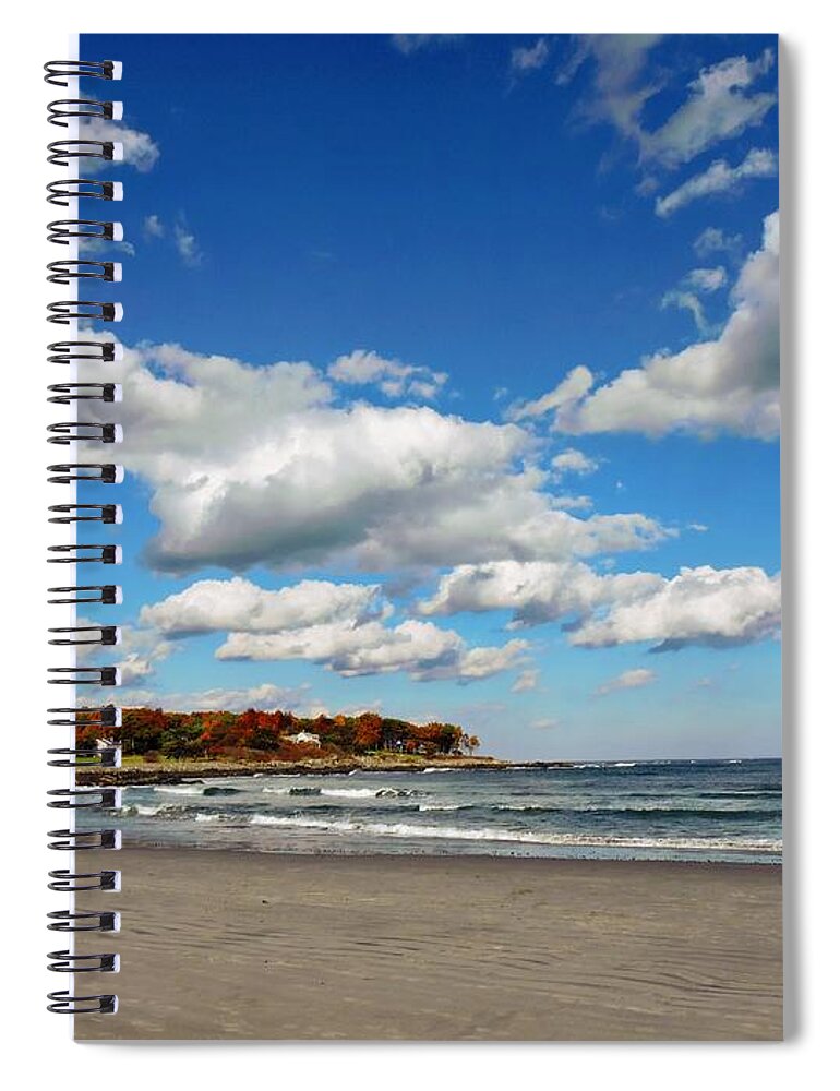 Marcia Lee Jones Spiral Notebook featuring the photograph Last Days Of Warmth by Marcia Lee Jones