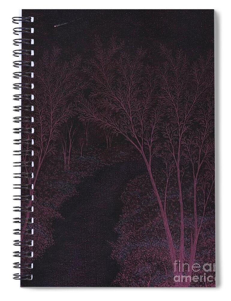 Animas River Spiral Notebook featuring the painting Late Spring, Early Evening by Doug Miller