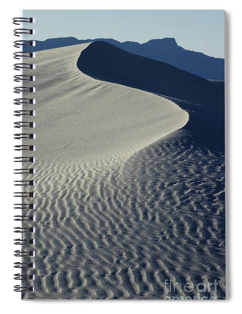 Landscape Spiral Notebook featuring the photograph Leading Lines by Vivian Christopher
