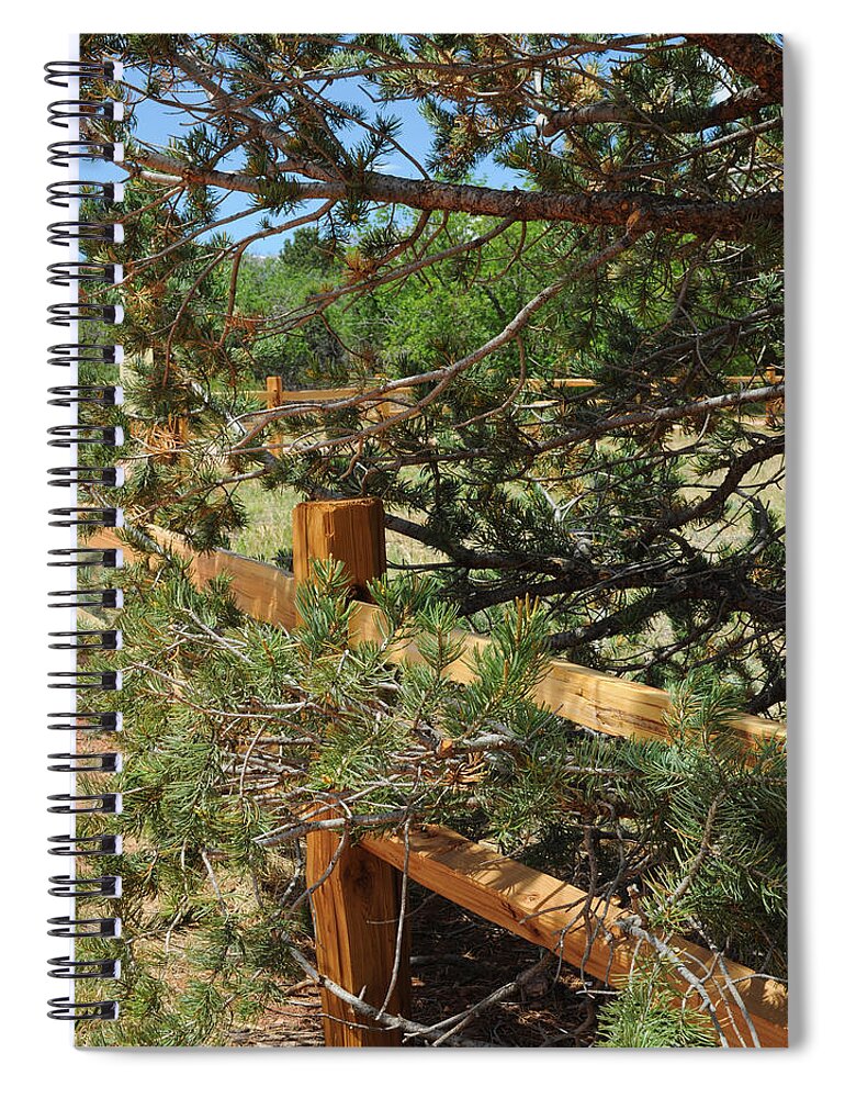 Wright Spiral Notebook featuring the photograph Leading Me Onward by Paulette B Wright