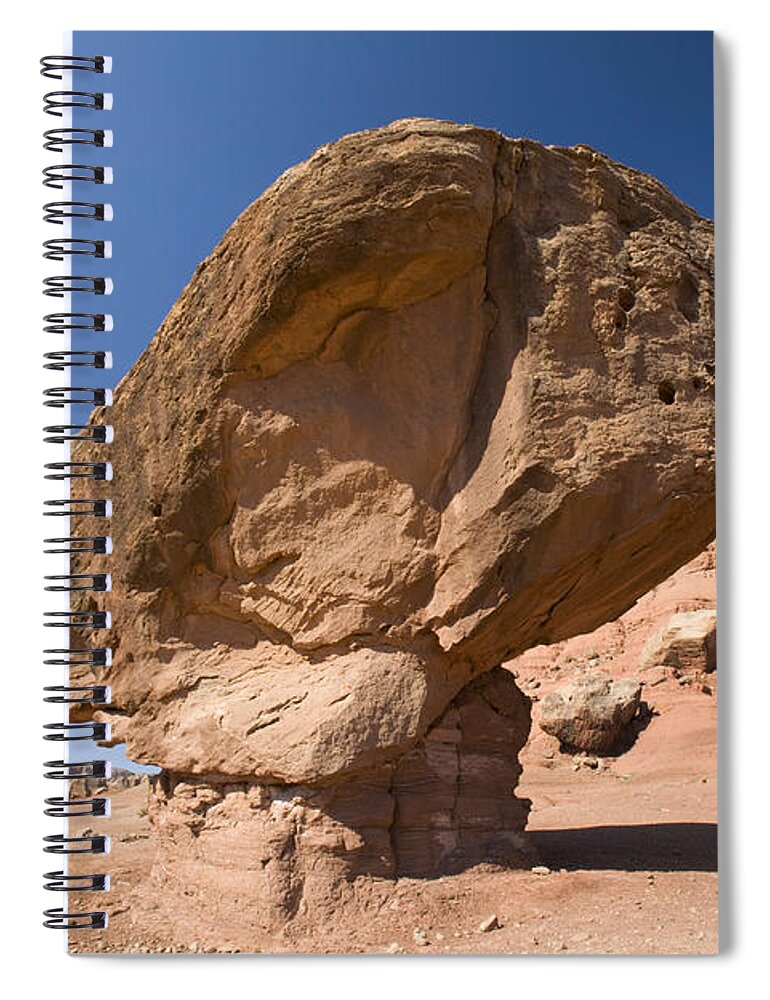 Feb0514 Spiral Notebook featuring the photograph Lees Ferry Rock Formation Arizona by Tom Vezo