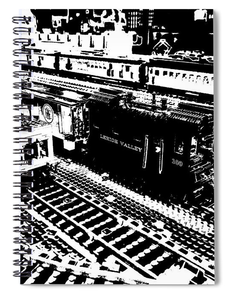 Lego Spiral Notebook featuring the photograph Lego Junction by Richard Reeve