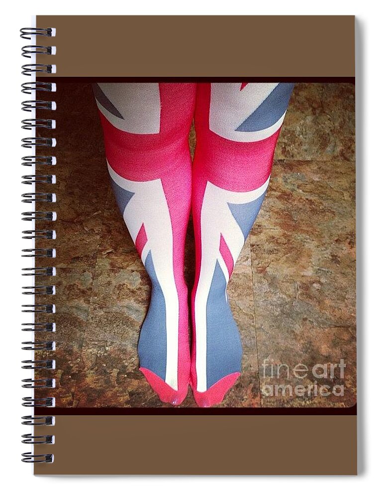 Legs Spiral Notebook featuring the photograph Legs by Denise Railey