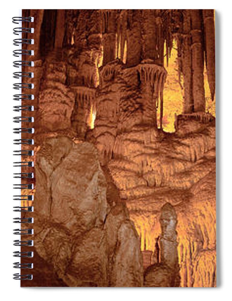 Geology Spiral Notebook featuring the photograph Lehman Caves At Great Basin Np by Ron Sanford
