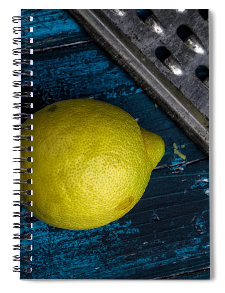 Lemon Spiral Notebook featuring the photograph Lemon by Nailia Schwarz