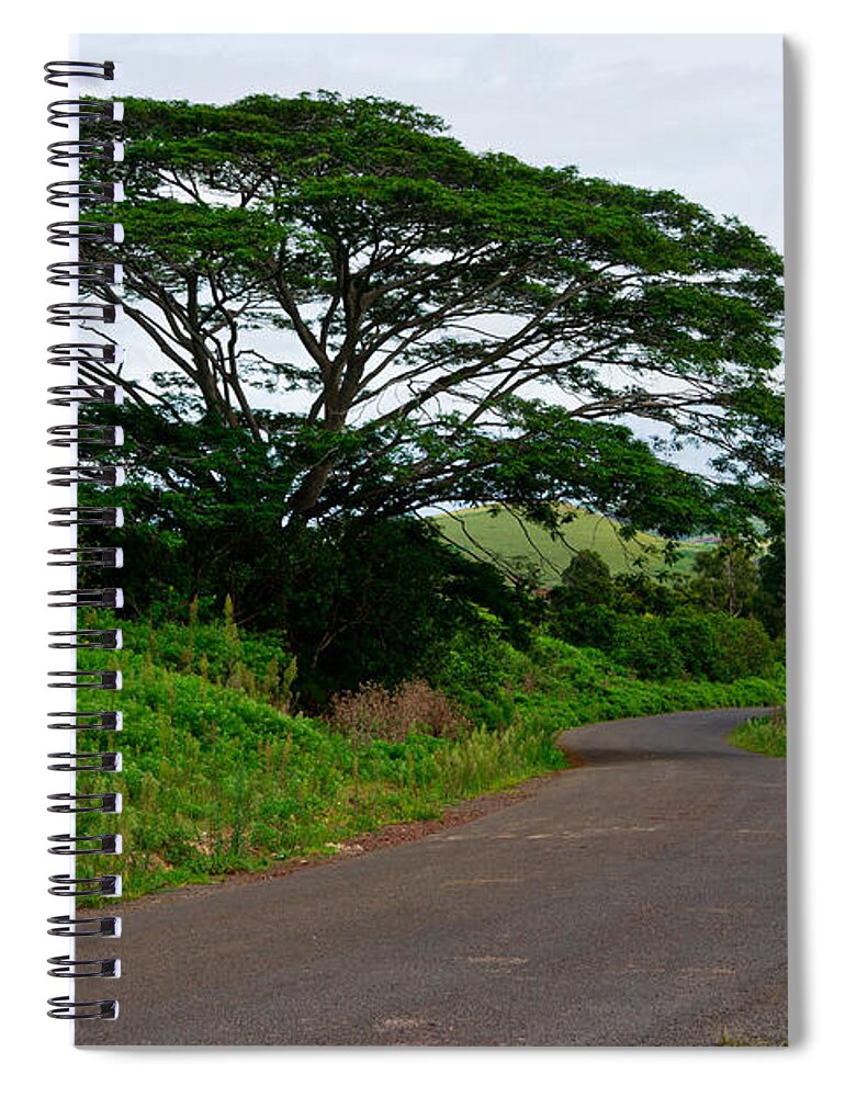 Easter Island Spiral Notebook featuring the photograph Less Traveled Road by Kent Nancollas