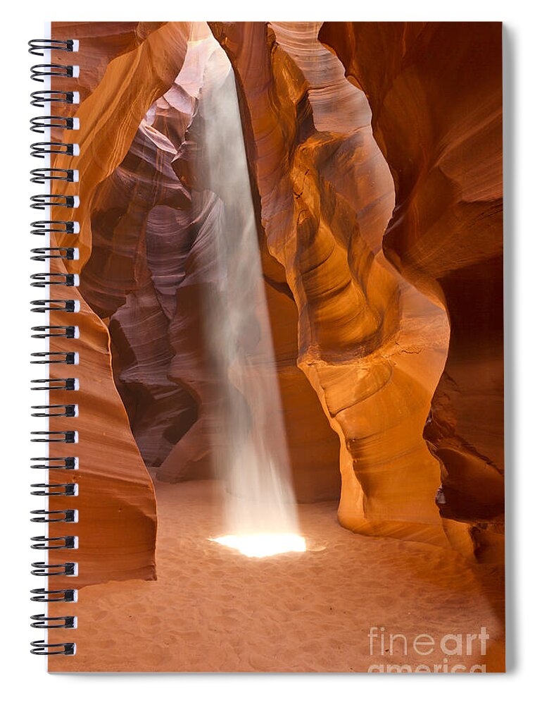 Landscape Spiral Notebook featuring the photograph Let the Light Shine by Bryan Keil