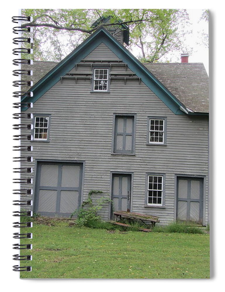Architecture Spiral Notebook featuring the photograph Letting The Days Go By by Susan Carella