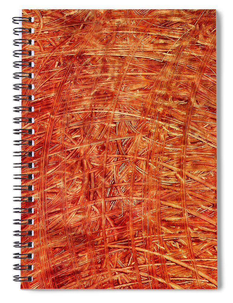 Light Field Spiral Notebook featuring the mixed media Light Field by Sami Tiainen