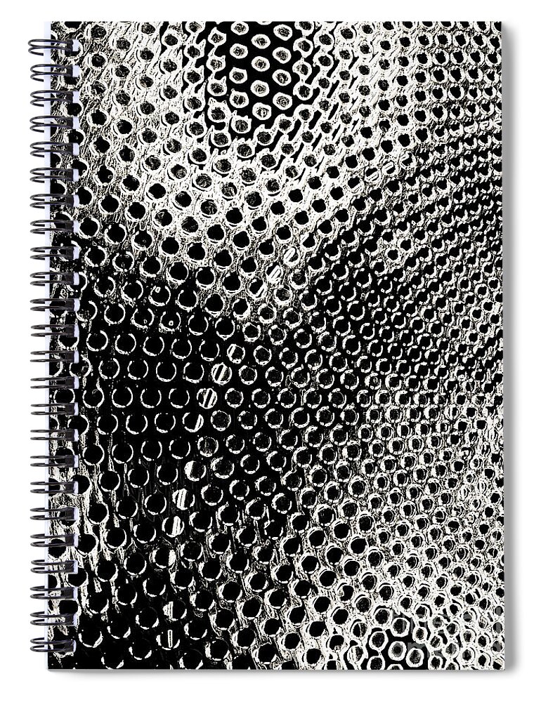 Abstract Spiral Notebook featuring the photograph Light of the Air by Fei A
