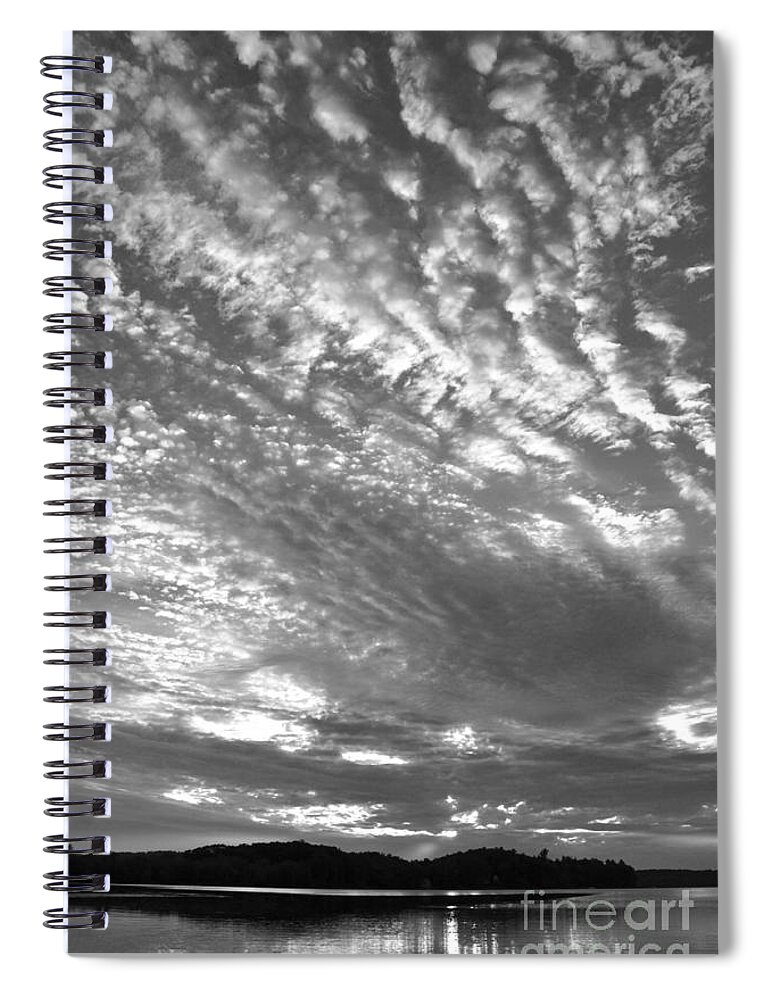Light Spiral Notebook featuring the photograph Light Reflections by Glenn Gordon