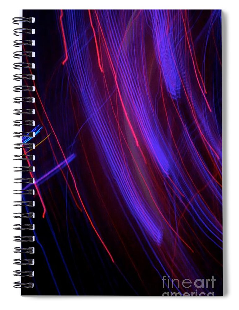 Light Spiral Notebook featuring the photograph Light Work 16 by Jacqueline Athmann