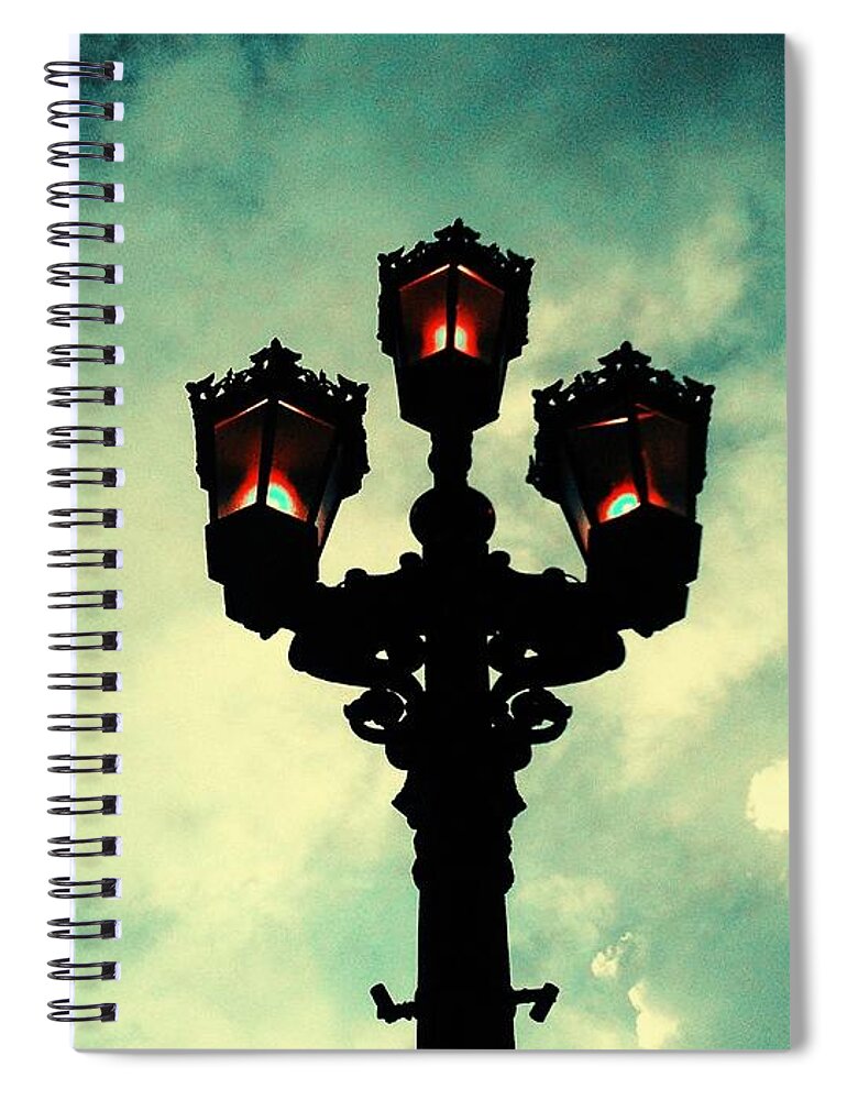 Blue Sky Spiral Notebook featuring the photograph Lighten Up the Sky by Zinvolle Art