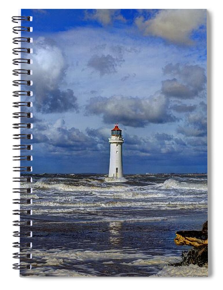 Lighthouse Spiral Notebook featuring the photograph Lighthouse by Spikey Mouse Photography