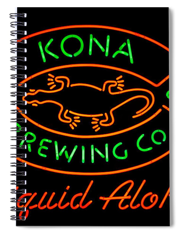 Hawaii Spiral Notebook featuring the photograph Liquid Aloha by Dan McManus