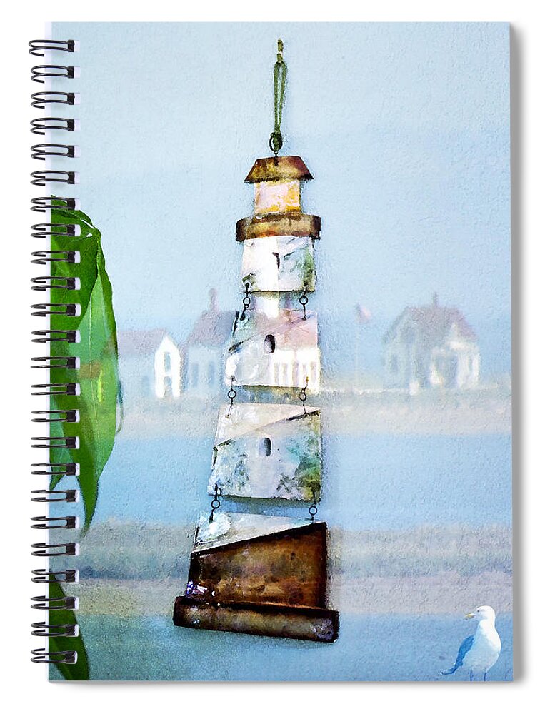 Sea Spiral Notebook featuring the photograph Living By The Sea - Pacific Ocean by Marie Jamieson
