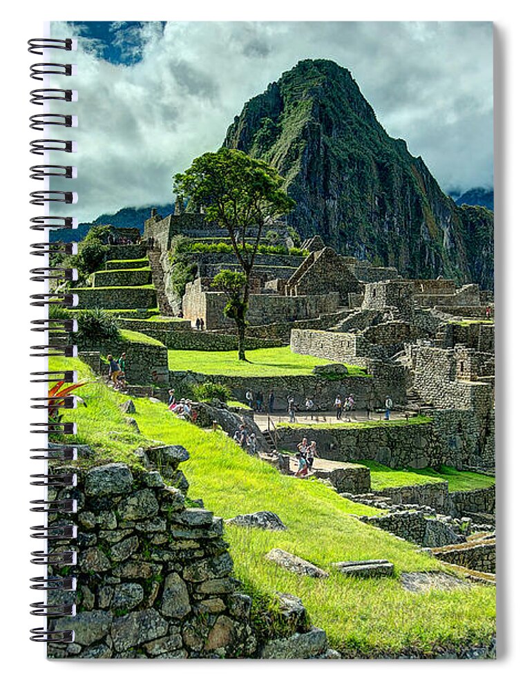 Photograph Spiral Notebook featuring the photograph Living High by Richard Gehlbach