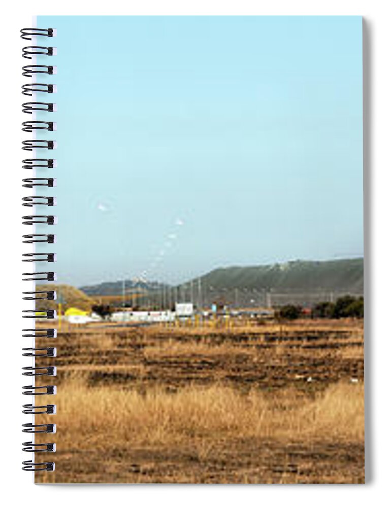 Mineral Spiral Notebook featuring the photograph Lonmin Mine Near Marikana by Thegift777