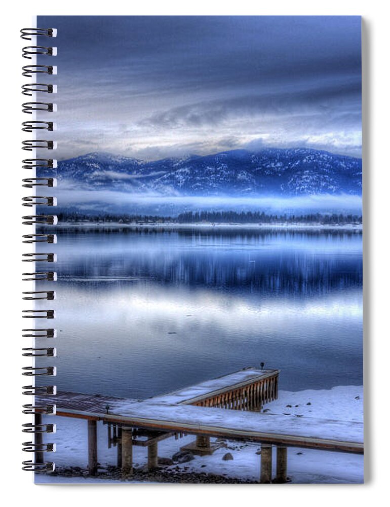 Hdr Spiral Notebook featuring the photograph Looking North From 41 South v1 by Lee Santa