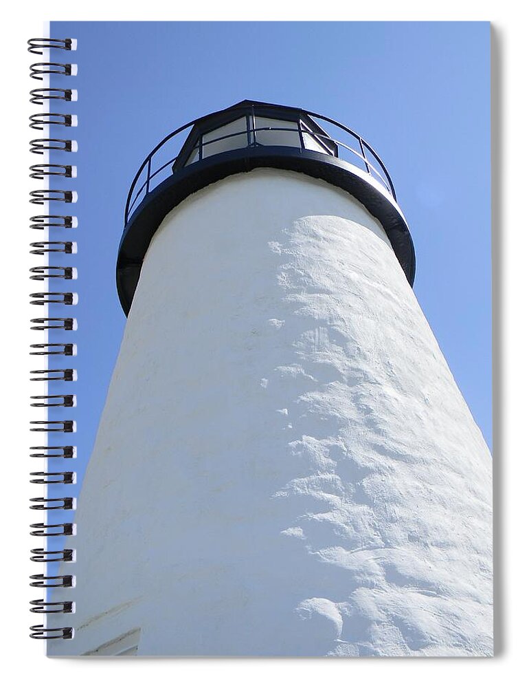 Lighthouse Spiral Notebook featuring the photograph Looking Up by Jean Goodwin Brooks