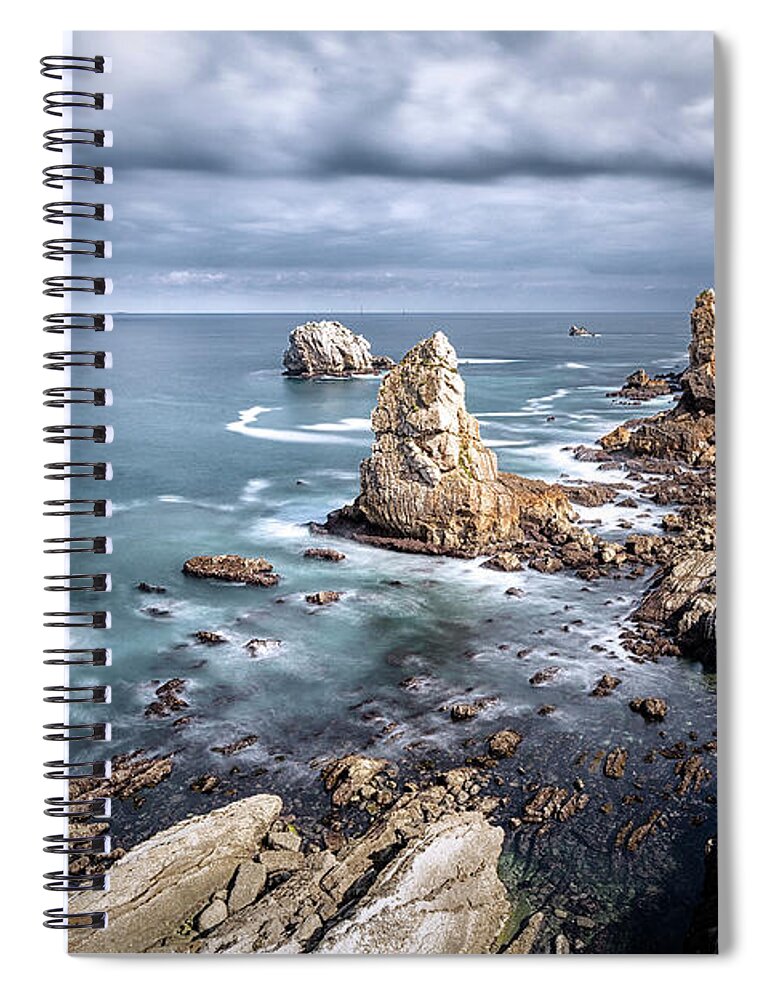 Tranquility Spiral Notebook featuring the photograph Los Urros by Alfonsomaseda