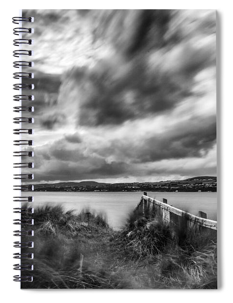 Lough Foyle Spiral Notebook featuring the photograph Lough Foyle View by Nigel R Bell