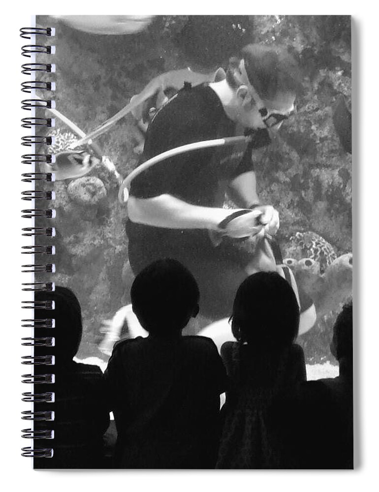 Kid Spiral Notebook featuring the photograph Love being a kid by Andrea Anderegg