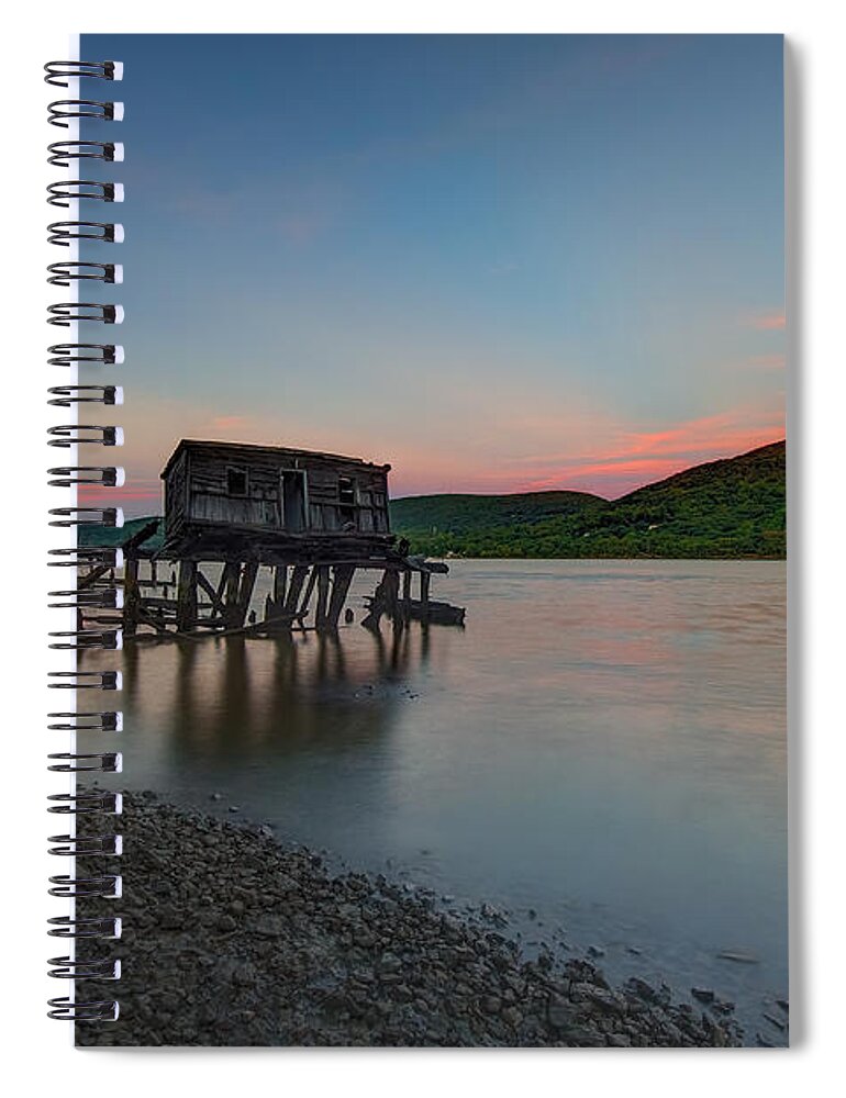 Fort Montgomery Spiral Notebook featuring the photograph Love Shack by Rick Kuperberg Sr
