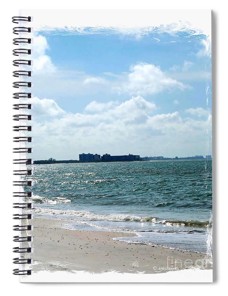 Lowers Key Beach Spiral Notebook featuring the photograph Lovers Key Beach. Florida by Oksana Semenchenko