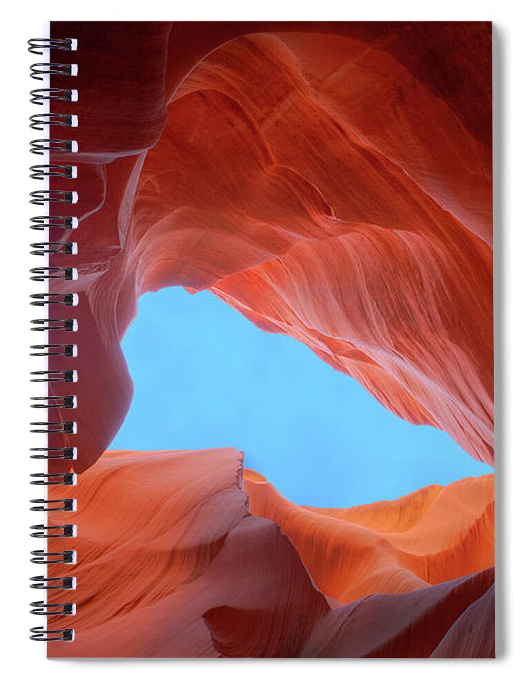 Native American Reservation Spiral Notebook featuring the photograph Lower Antelope Canyon by Focus on nature