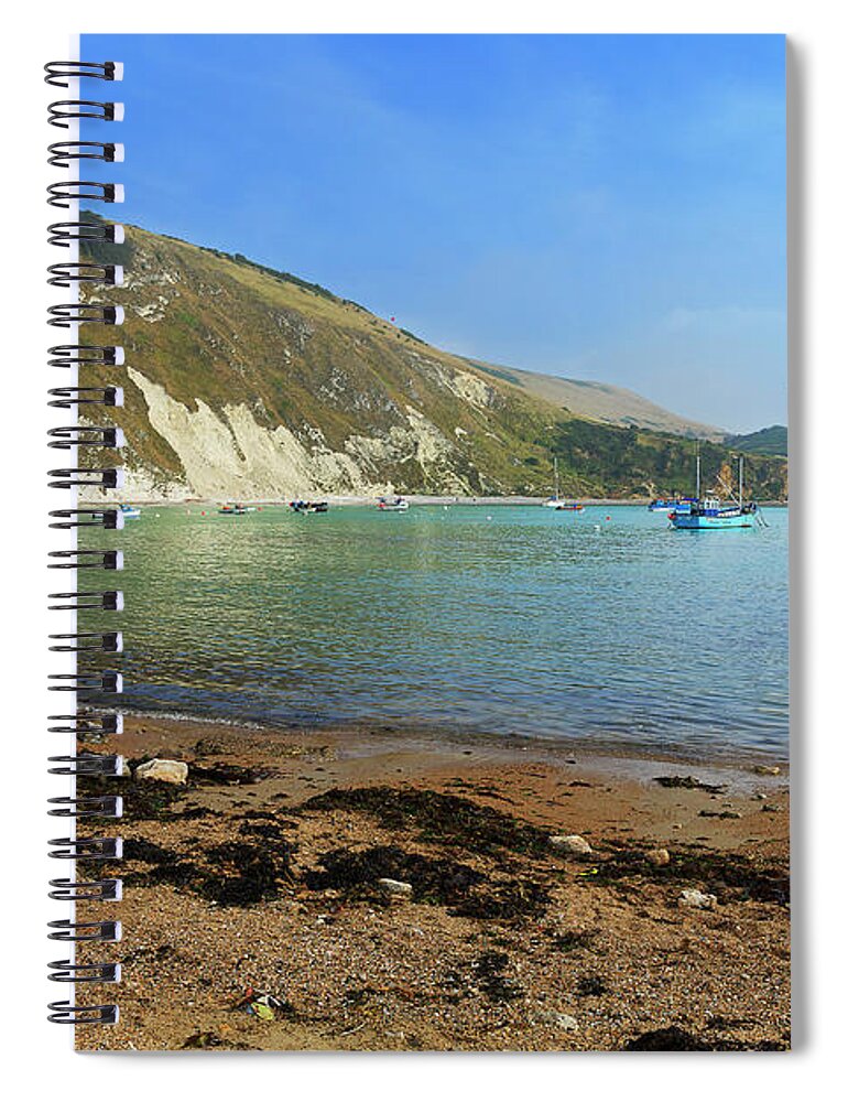 Scenics Spiral Notebook featuring the photograph Lulworth Cove, Dorset by Louise Heusinkveld
