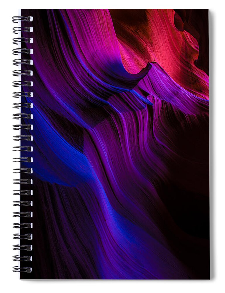 Luminary Peace Spiral Notebook featuring the photograph Luminary Peace by Chad Dutson