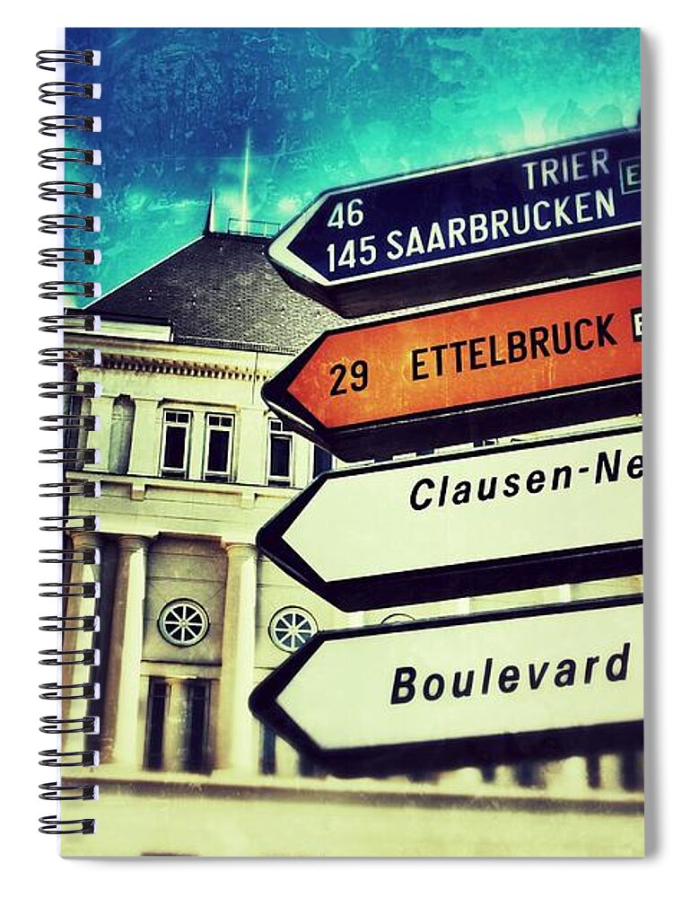 Luxembourg Spiral Notebook featuring the photograph Luxembourg City by Nick Biemans