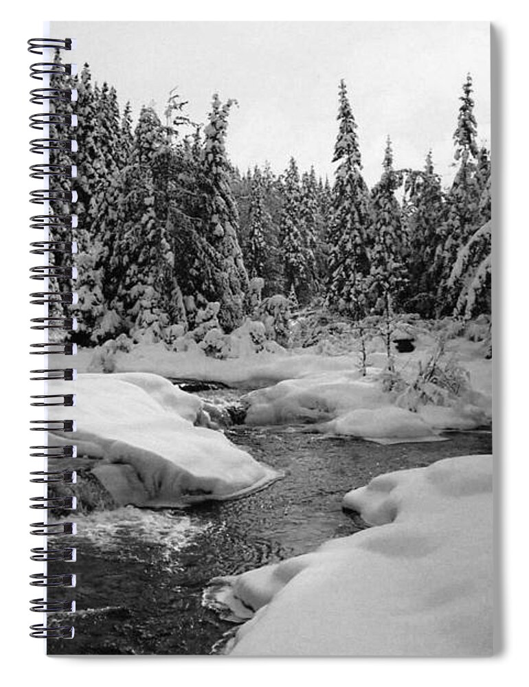 River Spiral Notebook featuring the photograph Madawaska River by David Porteus