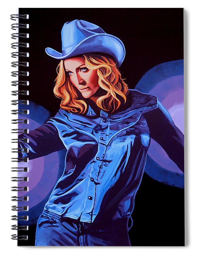 Madonna Spiral Notebook featuring the painting Madonna Painting by Paul Meijering