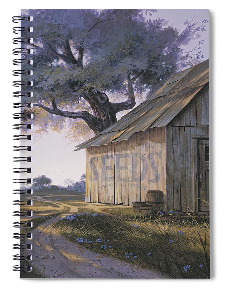 Michael Humphries Spiral Notebook featuring the painting Magic Hour by Michael Humphries