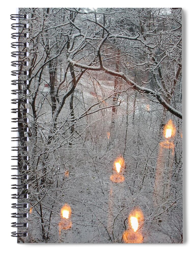  Romantic Spiral Notebook featuring the photograph Magical Prospect by Rosita Larsson