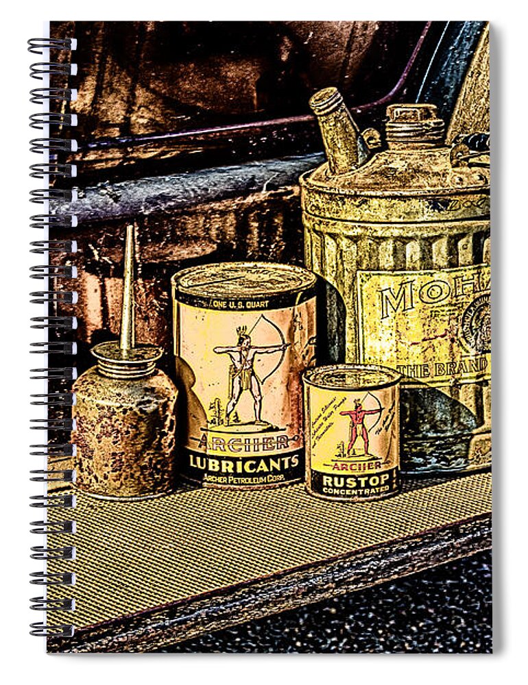 Jay Stockhaus Spiral Notebook featuring the photograph Maintenance by Jay Stockhaus