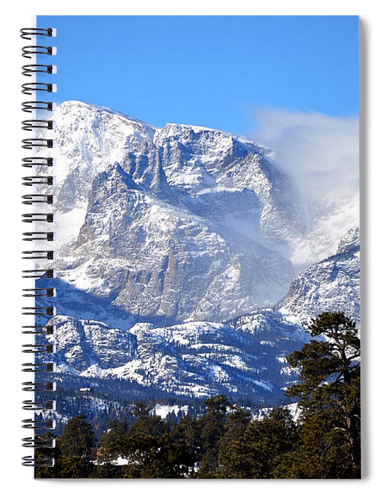 Taylor Spiral Notebook featuring the photograph Majestic Mountains by Tranquil Light Photography