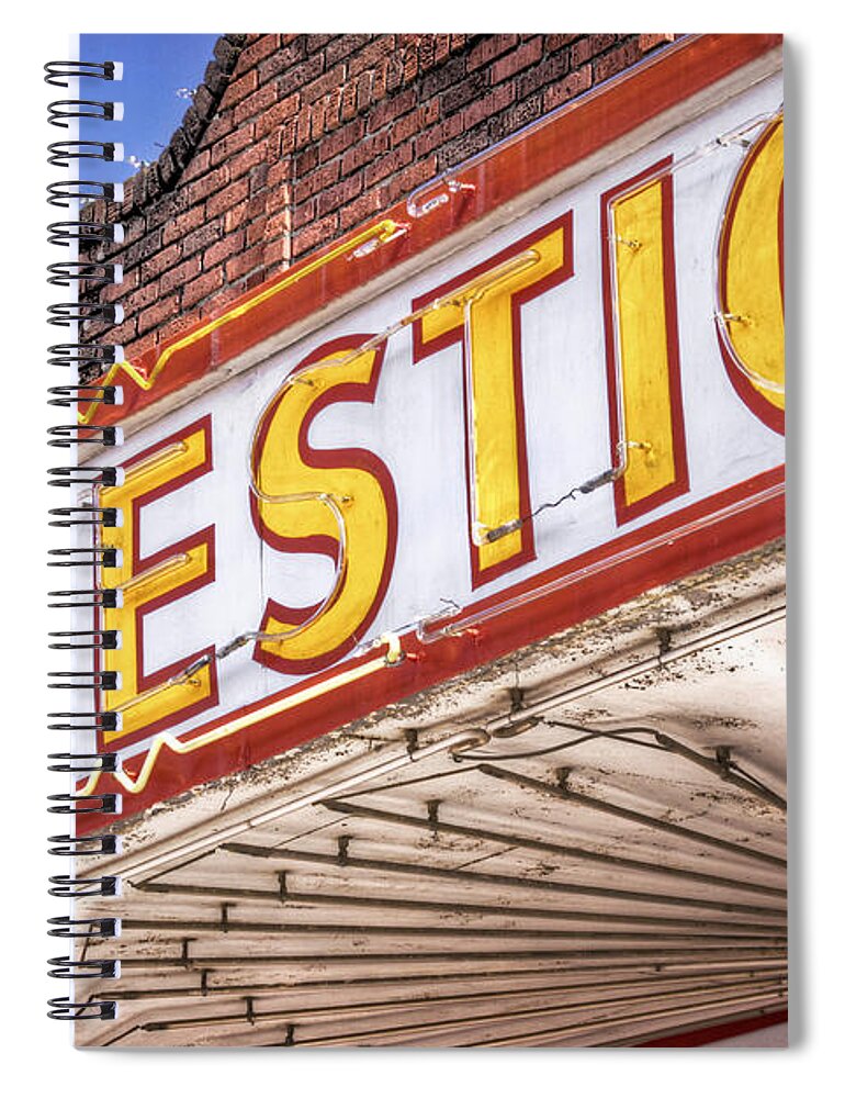 Advertising Spiral Notebook featuring the photograph Majestic Neon by David and Carol Kelly