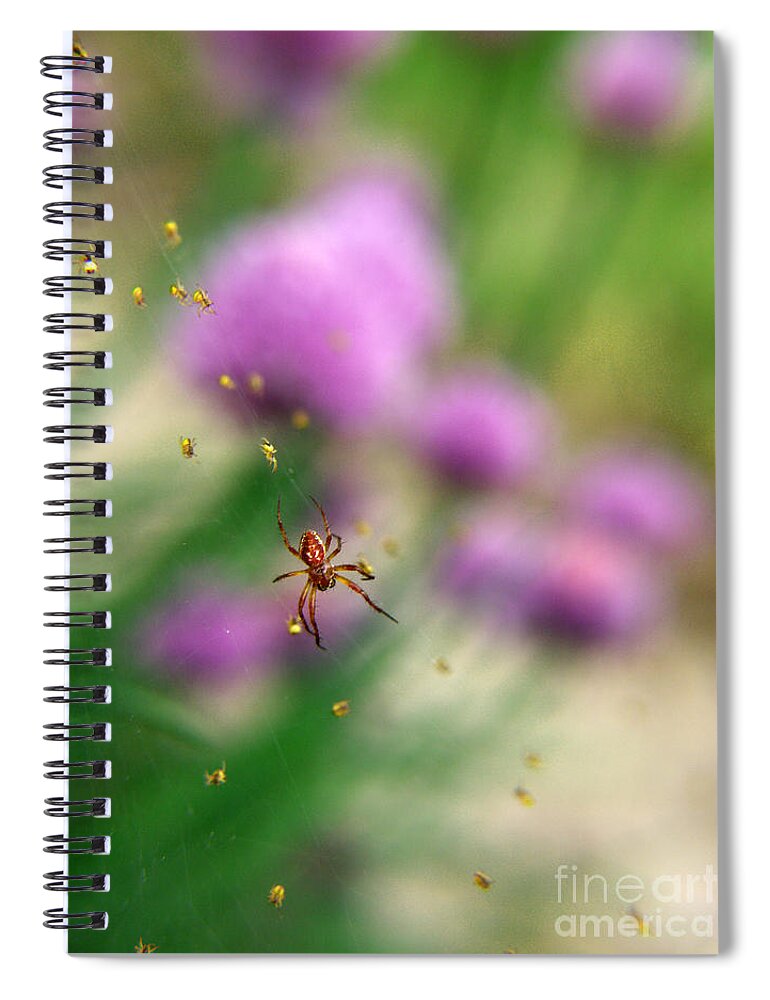 Photography Spiral Notebook featuring the photograph Mama and Her Babies by Jackie Farnsworth