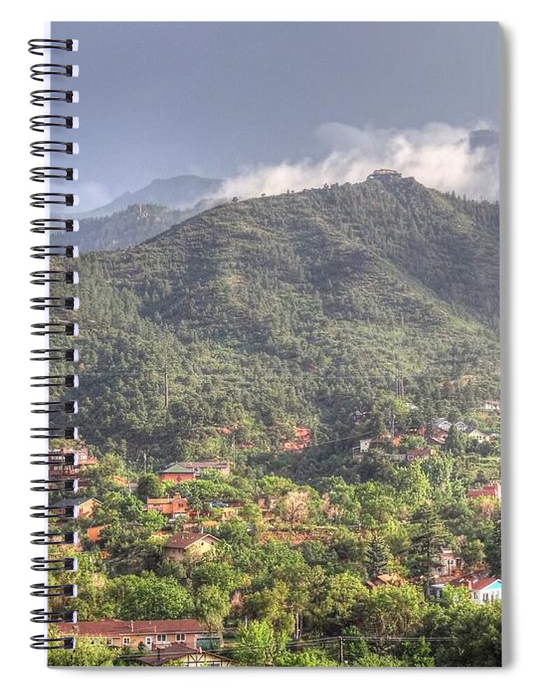 Landscape Spiral Notebook featuring the photograph Manitou to the South I by Lanita Williams