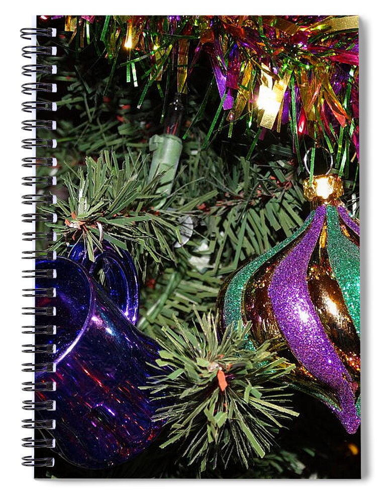 Southern Spiral Notebook featuring the photograph Mardi Gras Greeting Card by Joseph Baril